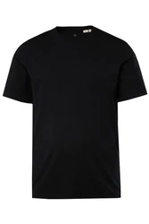 JP1880 T-Shirt JP AWARE Basic-T-Shirt Halbarm FLEXNAMIC Schwarz
