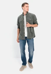 camel active Langarmhemd Leaf Green