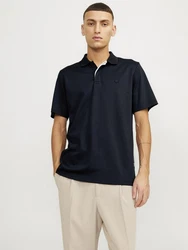 Jack & Jones T-Shirt JPRRodney nachtblau/wei