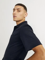 Jack & Jones T-Shirt JPRRodney nachtblau/wei