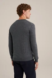 WE Fashion Sweater Dunkelgrau/Grau/Dunkelblau/Hellgrau