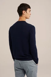 WE Fashion Sweater Dunkelblau/Blau