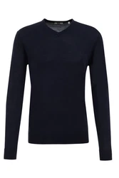 WE Fashion Sweater Dunkelblau/Blau