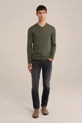 WE Fashion Sweater Dunkelgrün