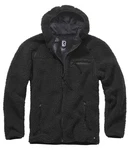 Brandit Fleecejacke Worker Jacket Schwarz/Dunkelgrau/Grau