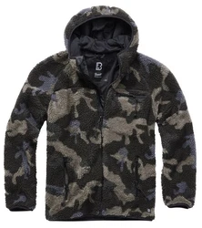 Brandit Fleecejacke Worker Jacket Dunkelgrün