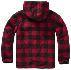Brandit Fleecejacke Worker Jacket Rot/Dunkelrot