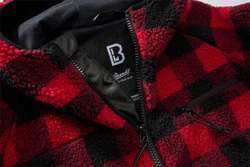 Brandit Fleecejacke Worker Jacket Rot/Dunkelrot