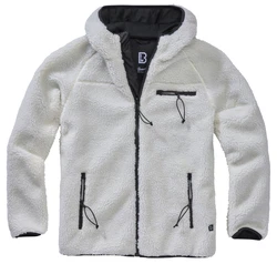 Brandit Fleecejacke Worker Jacket Dunkelblau/Hellgrau/Grau/Weiß
