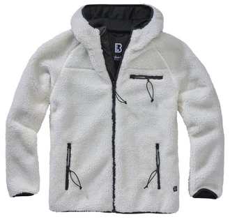 Brandit Fleecejacke Worker Jacket Dunkelblau/Hellgrau/Grau/Weiß
