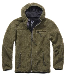 Brandit Fleecejacke Worker Jacket Dunkelgrün/Grün