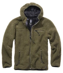 Brandit Fleecejacke Worker Jacket Dunkelgrün/Grün