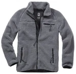 Brandit Herren Teddyfleece Jacket Dunkelgrau/Grau/Dunkelblau