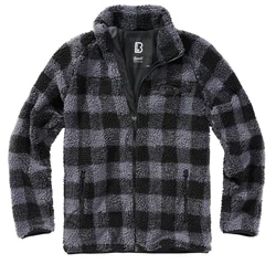 Brandit Herren Teddyfleece Jacket Grau/Dunkelgrau/Schwarz/Dunkelblau