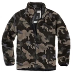 Brandit Herren Teddyfleece Jacket Dunkelgrün/Braun
