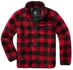 Brandit Herren Teddyfleece Jacket Rot/Dunkelrot Brandit Herren Teddyfleece Jacket Rot/Dunkelrot