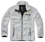 Brandit Herren Teddyfleece Jacket Weiß/Grau/Dunkelblau/Hellgrau/Creme