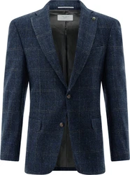 Carl Gross Sakko CG Theo-G-HT SV Hellblau/Dunkelblau/Blau