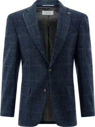 Carl Gross Sakko CG Theo-G-HT SV Hellblau/Dunkelblau/Blau