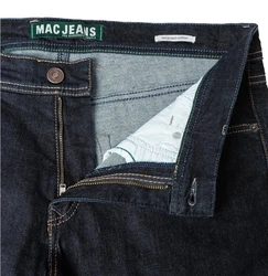 MAC 5-Pocket Hose Arne Dunkelblau/Lila