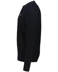 Gant Strickpullover aus Bio Baumwolle Dunkelblau/Blau/Schwarz