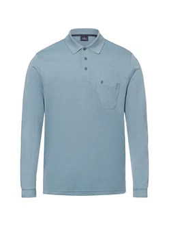 RAGMAN Poloshirt Langarm Polo 