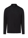 RAGMAN Poloshirt Langarm Polo Schwarz/Dunkelblau