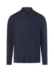 RAGMAN Poloshirt Langarm Polo Dunkelblau