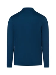 RAGMAN Poloshirt Langarm Polo Dunkelblau/Blau/Hellblau