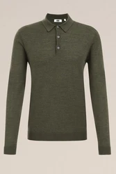 WE Fashion Wollpullover Dunkelgrün/Grün