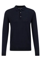 WE Fashion Wollpullover Dunkelblau