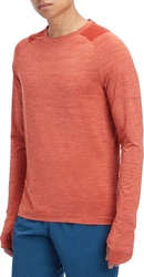 Energetics Langarmshirt He.-Langarmshirt Ailo LS M melange/rot dunkel/rot