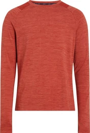 Langarmshirt He.-Langarmshirt Ailo LS M MELANGE/RED DARK/RED