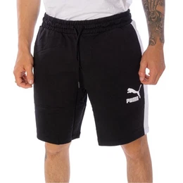 Shorts Short T7 Iconic Shorts 8 TR, G M, F black elastischer Hosenbund mit innen liegendem Kordelzug