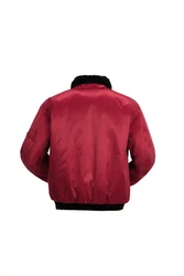 Planam Pilotenjacke Pilotjacke Arbeitsjacke Winterjacke Gletscher Dunkelrot/Rot/Bordeaux