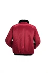 Planam Pilotenjacke Pilotjacke Arbeitsjacke Winterjacke Gletscher Dunkelrot/Rot/Bordeaux