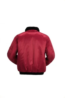 Planam Pilotenjacke Pilotjacke Arbeitsjacke Winterjacke Gletscher Dunkelrot/Rot/Bordeaux