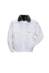 Planam Pilotenjacke Pilotjacke Arbeitsjacke Winterjacke Gletscher Weiß/Grau