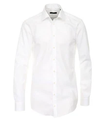 VENTI Langarmhemd Creme/Weiß