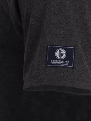 Schietwetter T-Shirt Herren Basic Simon Dunkelgrau/Grau