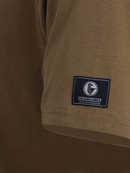 Schietwetter T-Shirt Herren Basic Simon Khaki/Dunkelgrün/Braun