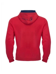 Schietwetter Kapuzenpullover Herren Hoodie Ja Moin Dunkelrot/Rot
