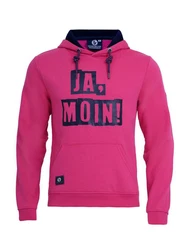 Schietwetter Kapuzenpullover Herren Hoodie Ja Moin Lila/Rosa