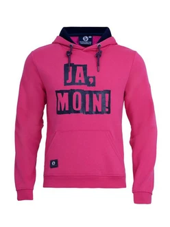 Schietwetter Kapuzenpullover Herren Hoodie Ja Moin Lila/Rosa