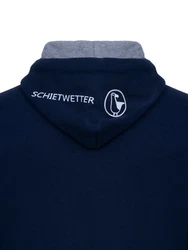 Schietwetter Kapuzenpullover Herren Hoodie Ja Moin Dunkelblau/Hellblau/Blau