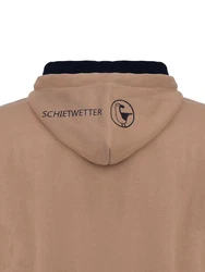 Schietwetter Kapuzenpullover Herren Hoodie Ja Moin Beige/Braun