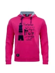 Schietwetter Kapuzenpullover Leuchtturm Rosa