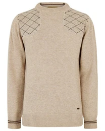 Strickpullover Rundhals-Pullover Clarinbridge