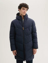 TOM TAILOR Denim Mantel Pufferparka sky captain blue