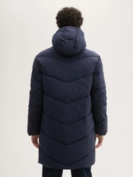 TOM TAILOR Denim Mantel Pufferparka sky captain blue